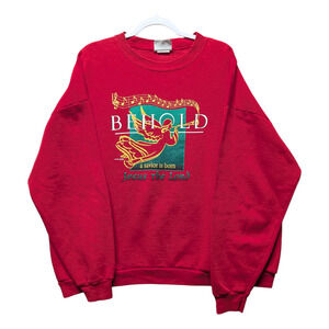 1996 Behold a savior is born Crewneck Sweatshirt